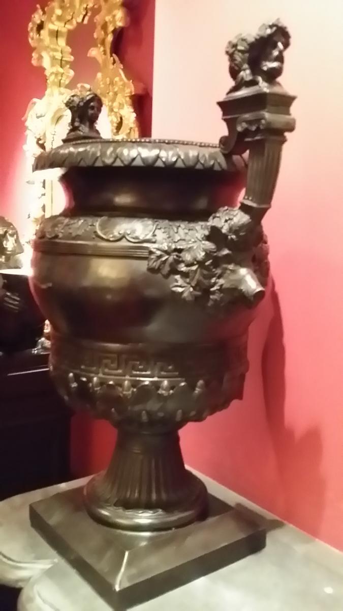 Vase Bronze Style Rome Antique 