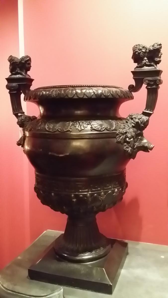 Antique Rome Style Bronze Vase-photo-4