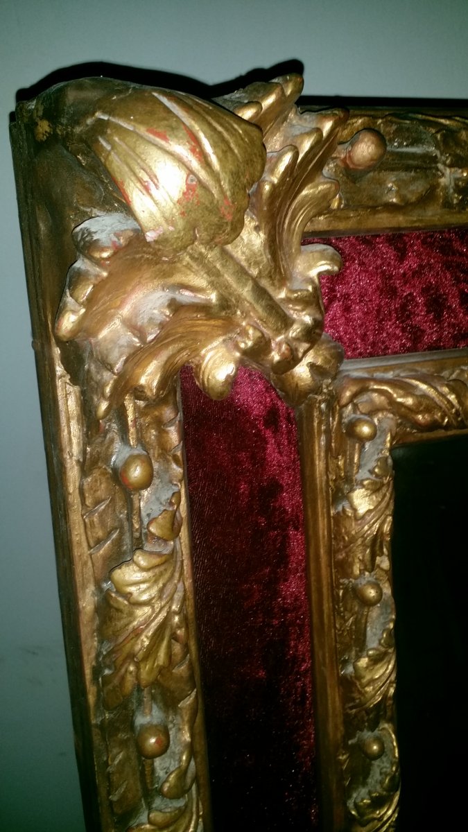 Miroir  Doree 19eme NIII-photo-2