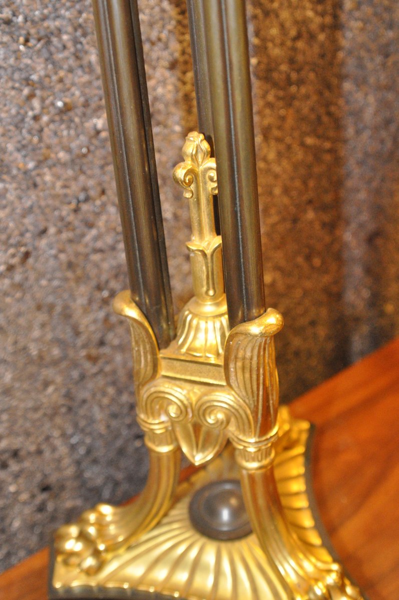 Paires De Candelabres Empire 19 Eme-photo-4