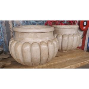 Jardiniere Jardin  Marbre 19eme ITALIE