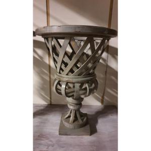 Paires de  Vase De   Medecis Italiens En Bois 