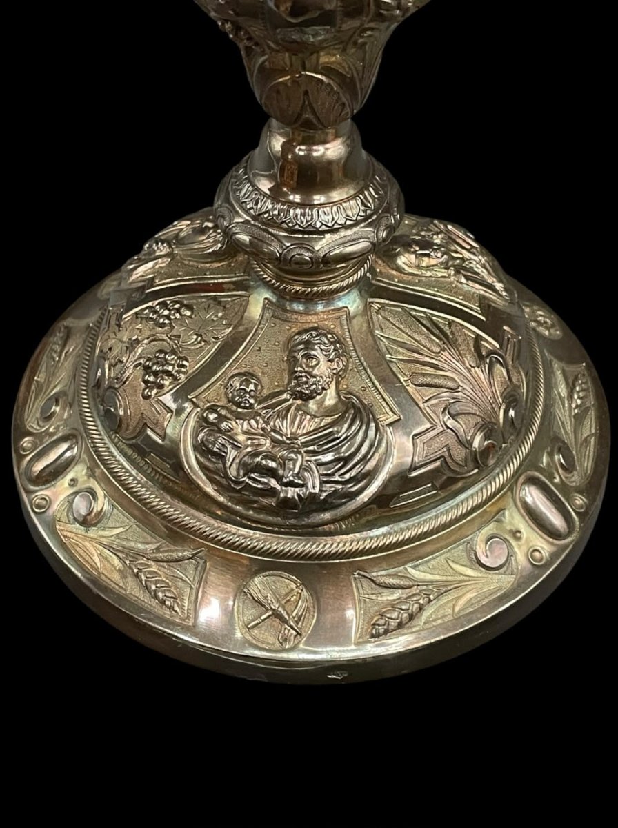 Pisside en argent et vermeil – France, 1860-photo-5
