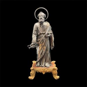Saint Pierre en argent