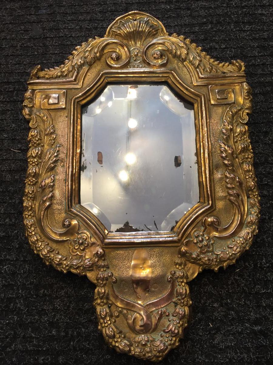 Miroir Hollandais XVIII ème-photo-2