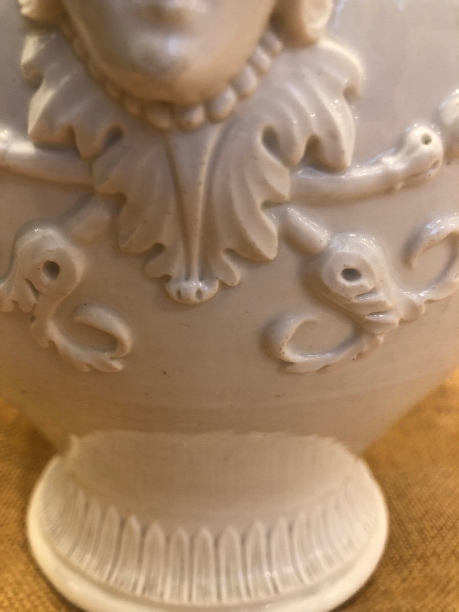 Cache Pot, Vase, XIXth Century Porcelain, Edouard Honoré-photo-3