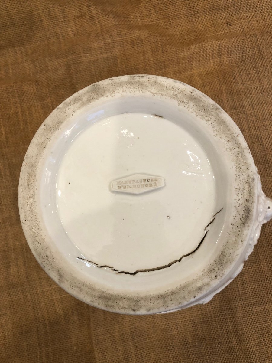 Cache Pot,vase ,porcelaine  du XIX ème Siècle,Edouard  Honoré -photo-4