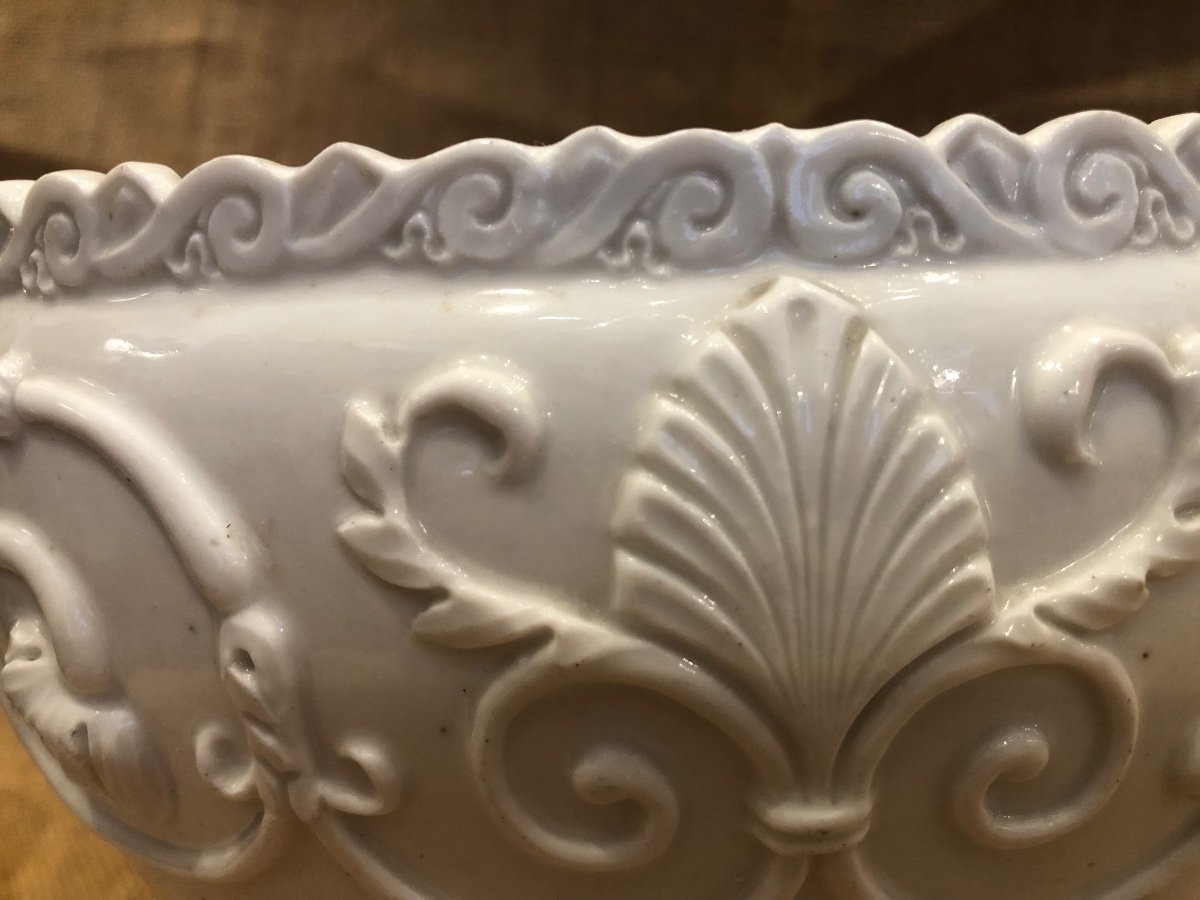 Cache Pot, Vase, XIXth Century Porcelain, Edouard Honoré-photo-7