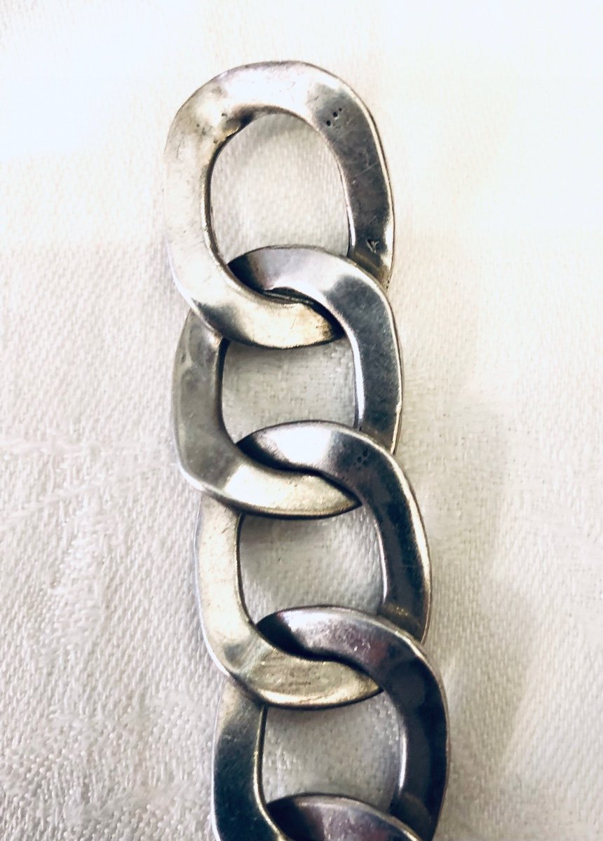 Bracelet Watch, Alexis Barthelay, Silver Circa 1970-photo-2