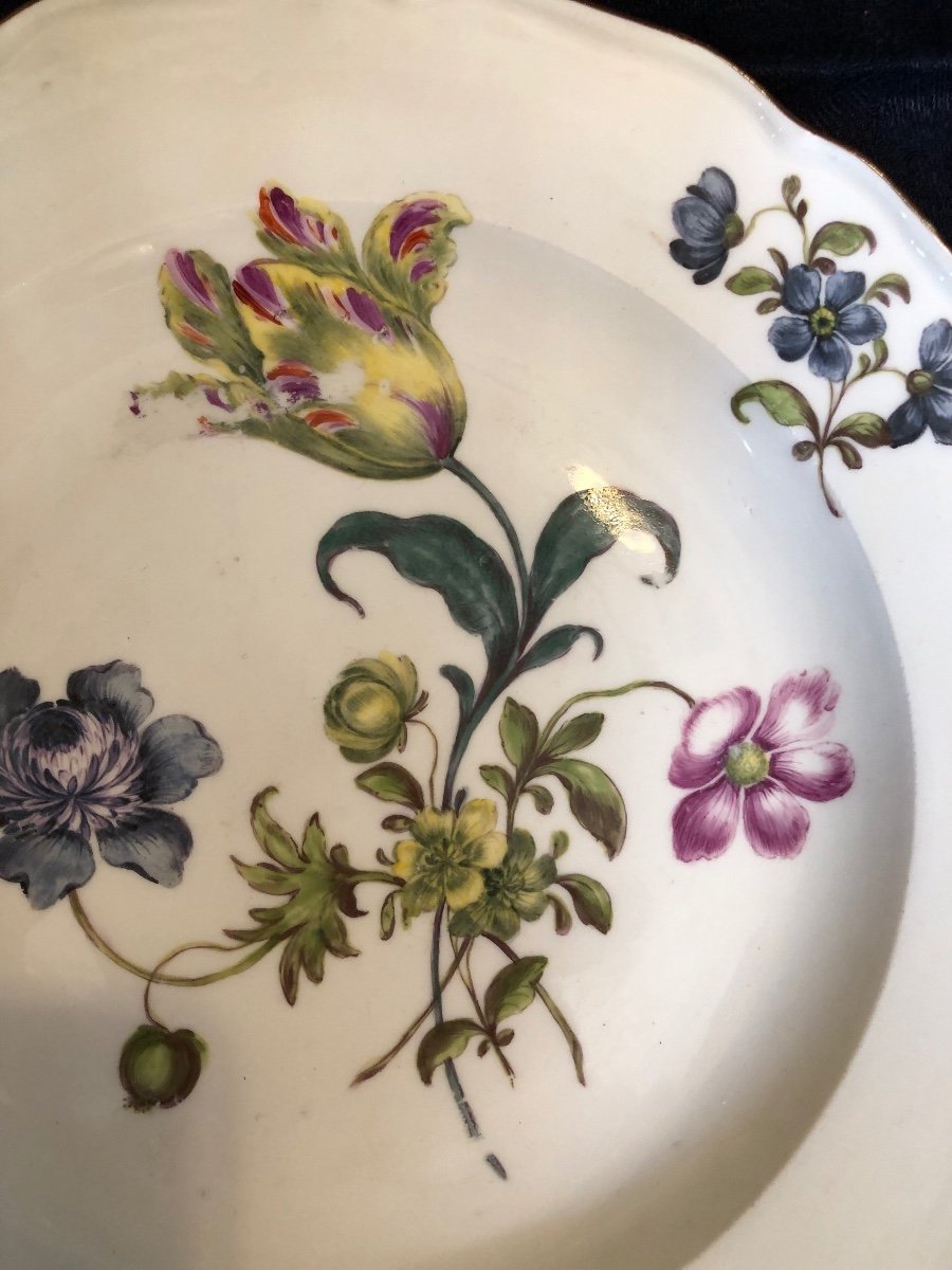 Pair Of Plates, Late 18th Century, Meissen-photo-3