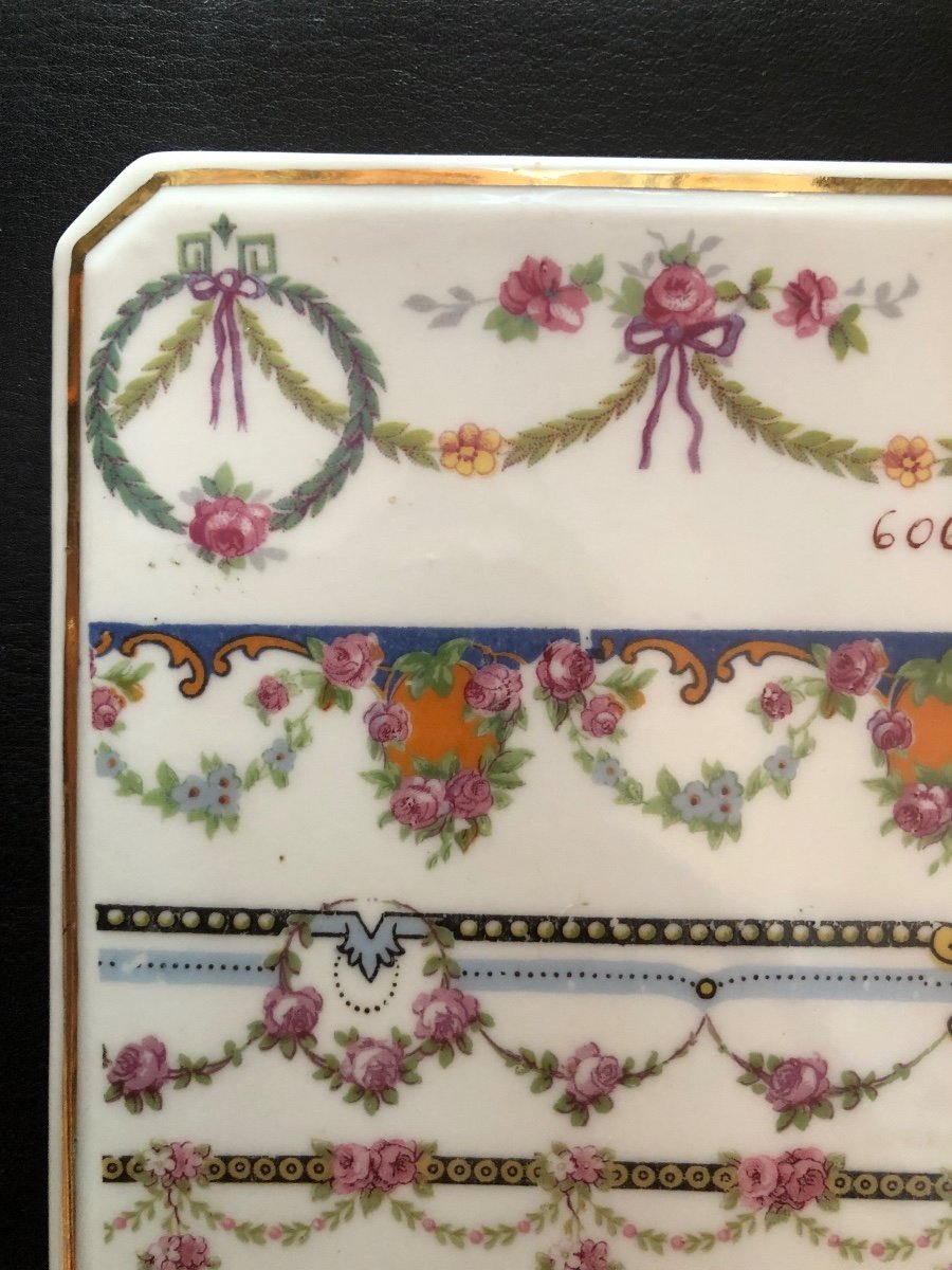 Representative Palette, Vierzon Porcelain, XXth Century-photo-7
