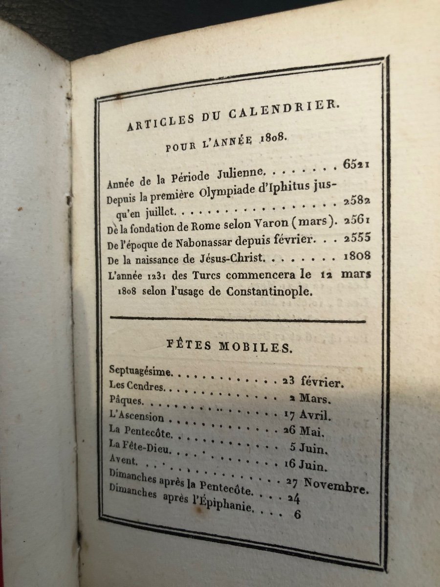 Book, "almanach Dedicated To Ladies" Early XIXth Century-photo-7