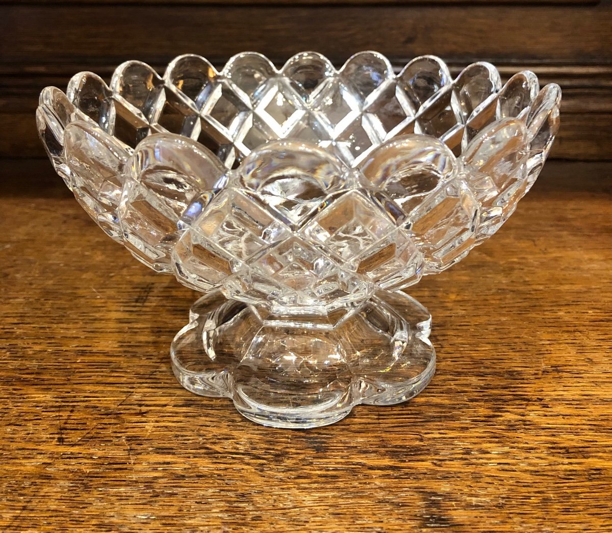Coupe à Fruits en Cristal ,Baccarat,début XX ème Siècle 
