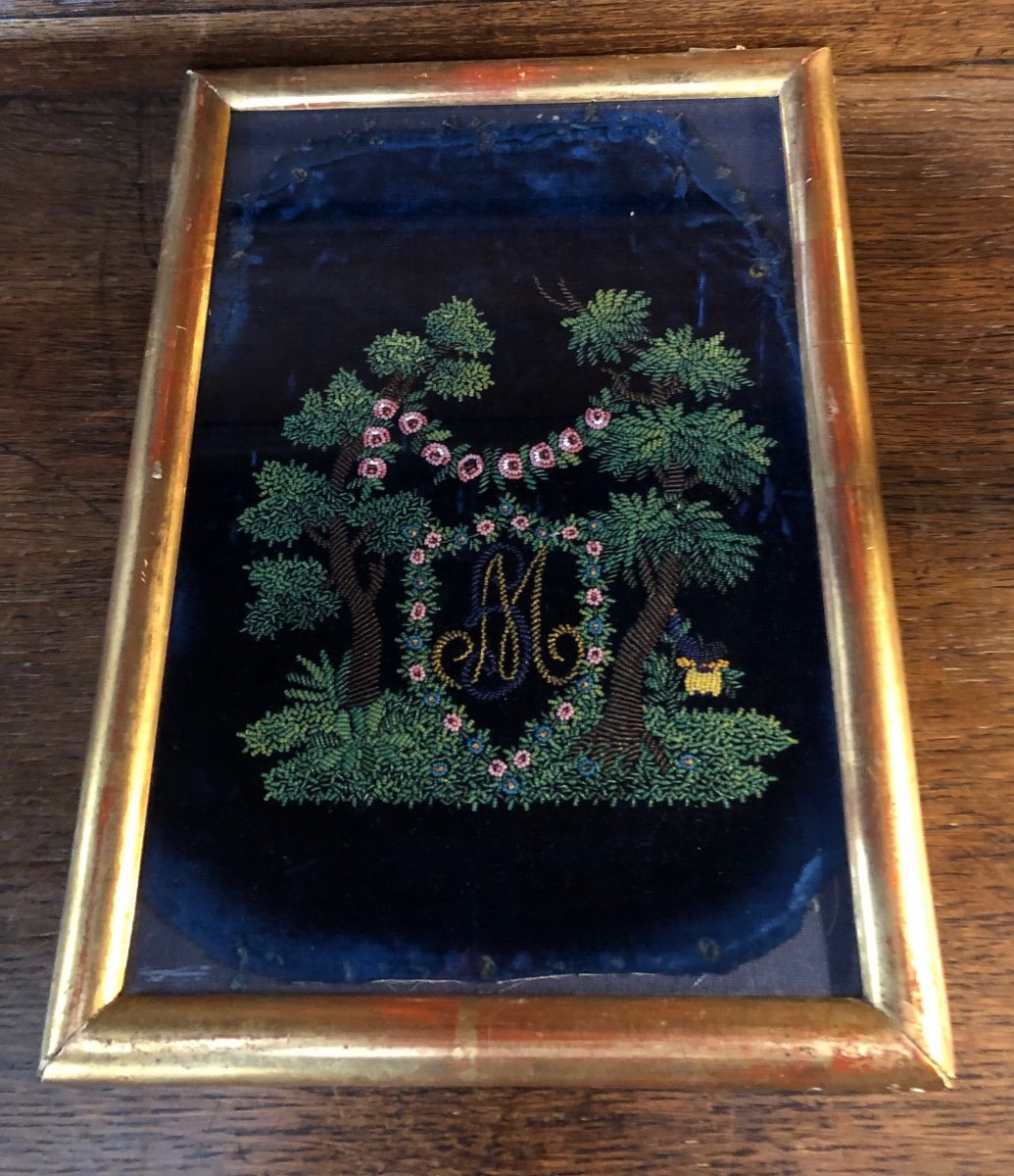 Beaded Tapestry, 19th Century