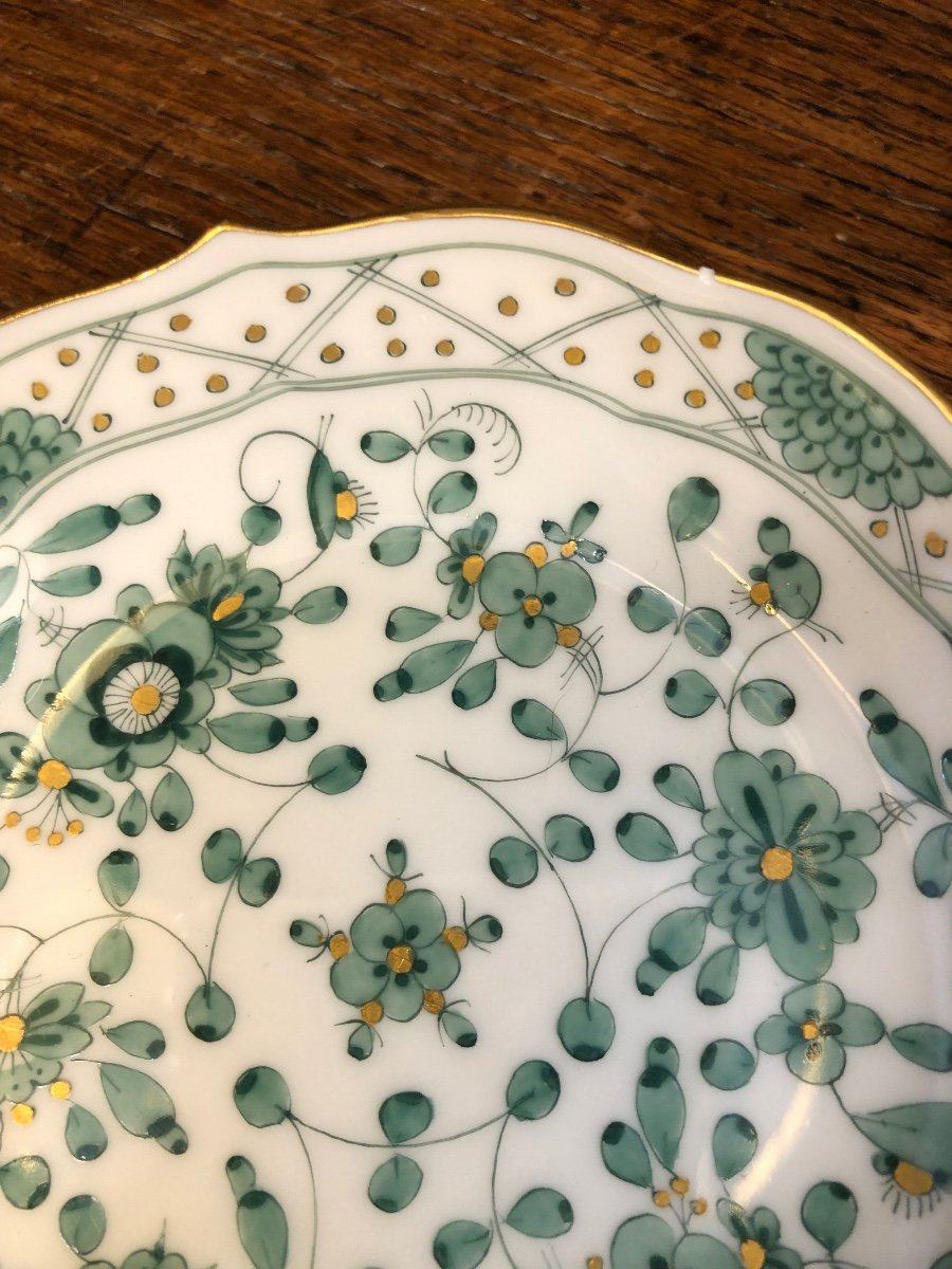 Cup And Saucer, German Porcelain, Meissen, 20th Century -photo-4