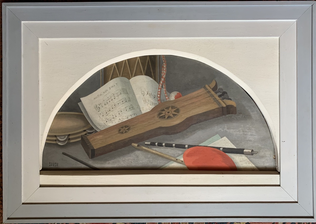 Ramiro Arrue, Basque Painting, Musical Instruments, 20th Century -photo-2