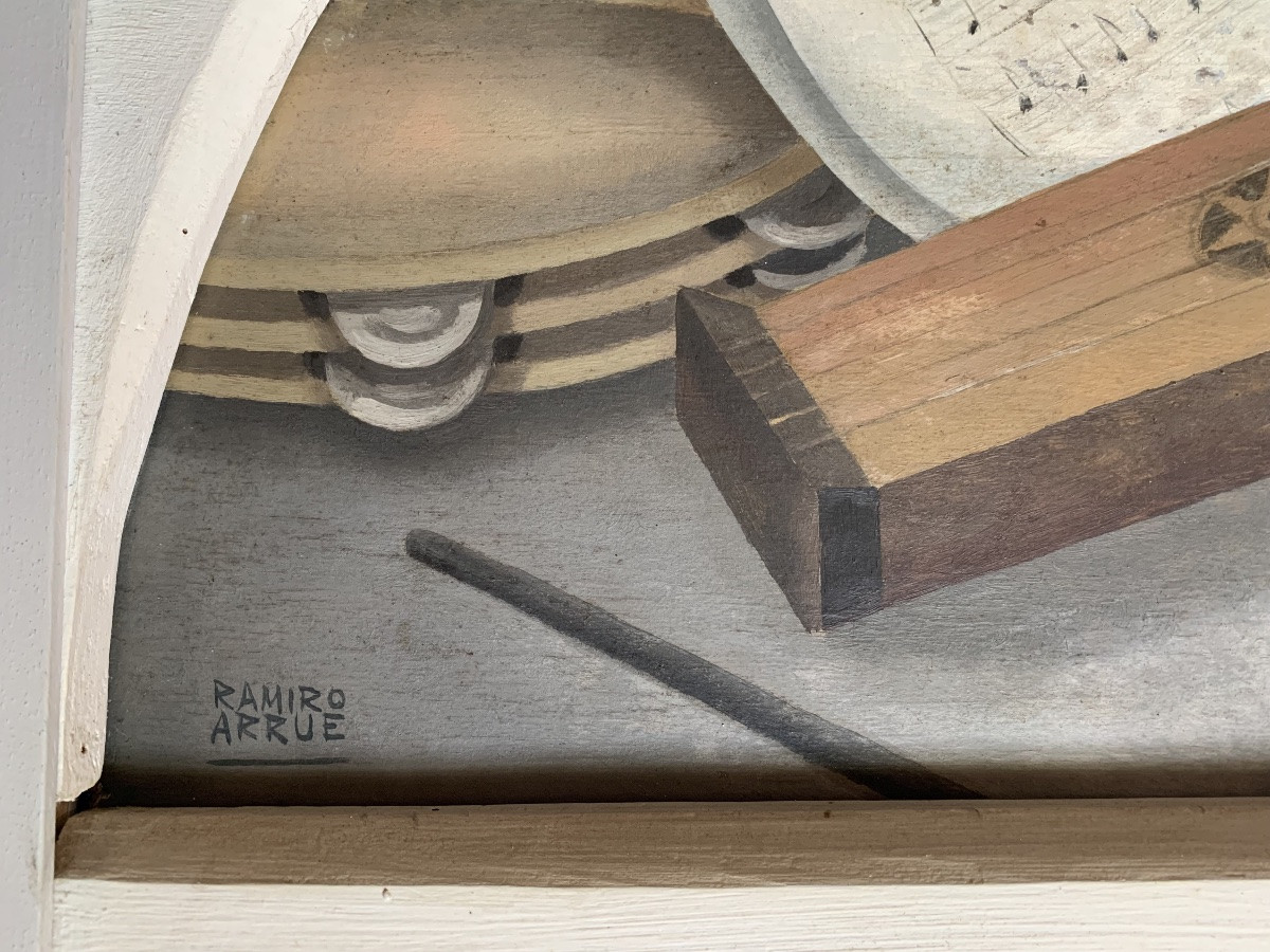 Ramiro Arrue, Basque Painting, Musical Instruments, 20th Century -photo-4