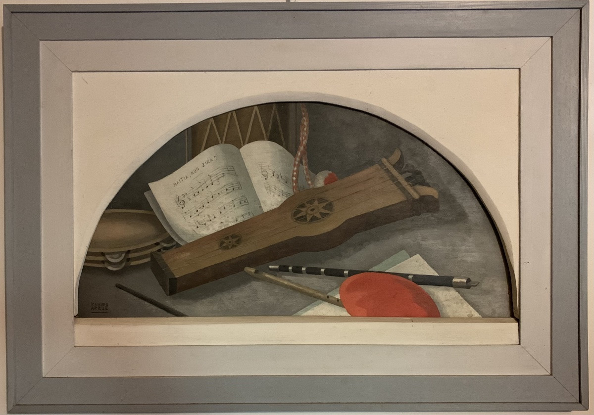 Ramiro Arrue, Basque Painting, Musical Instruments, 20th Century -photo-2