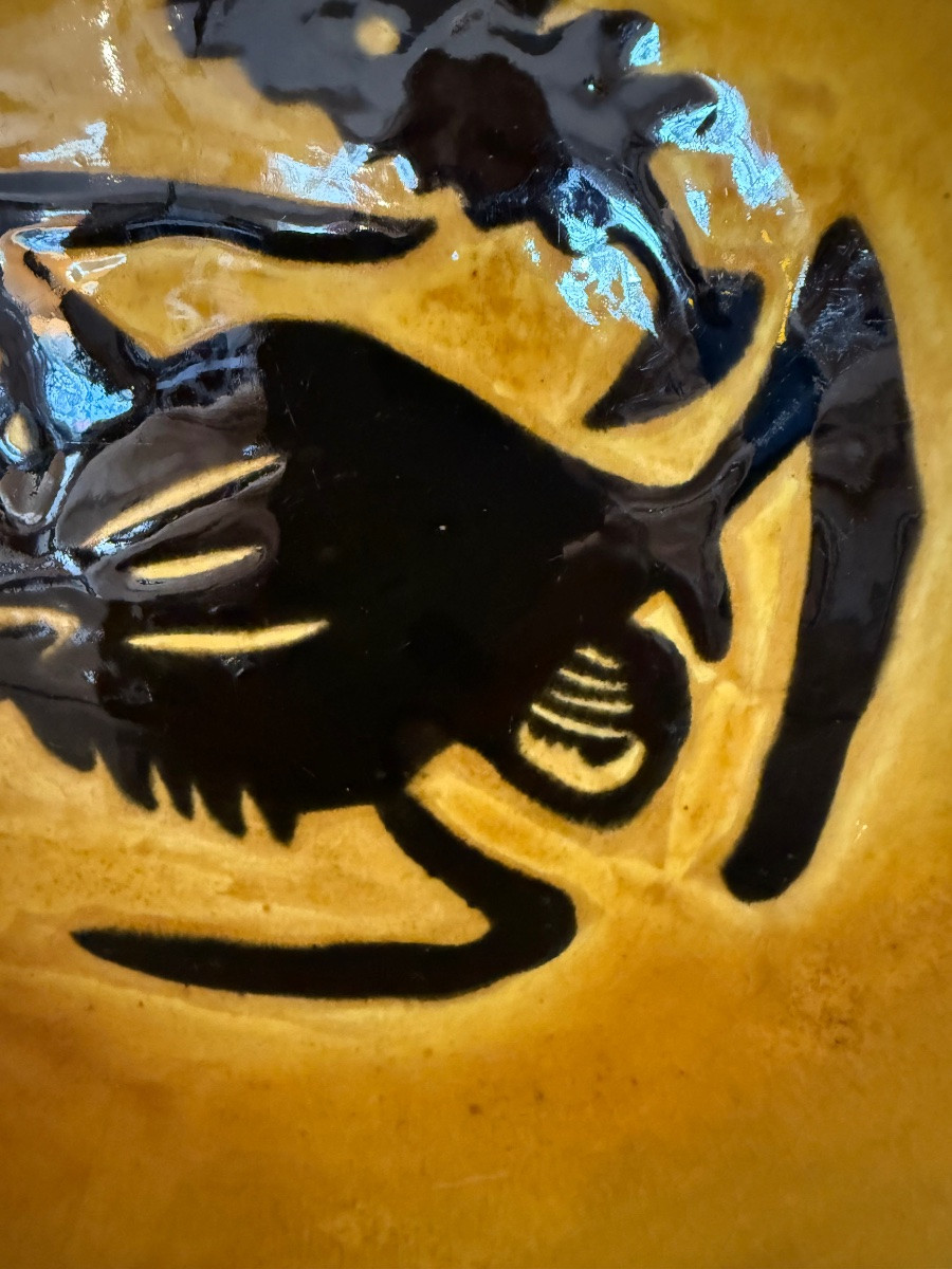 Plate, Earthenware, Lurcat, 20th Century -photo-3