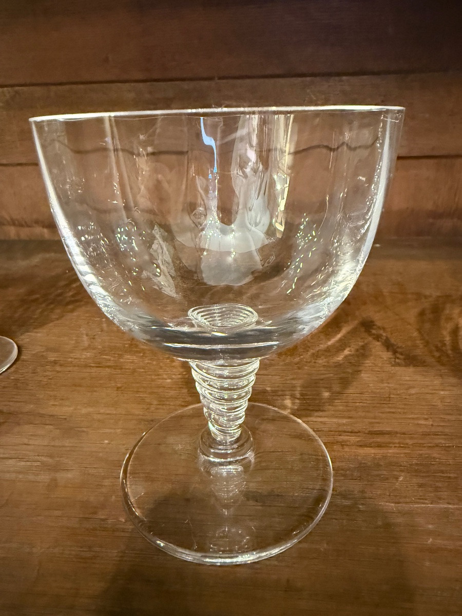 Saint Louis Crystal Glassware Service, Tsar Pattern, 20th Century -photo-3