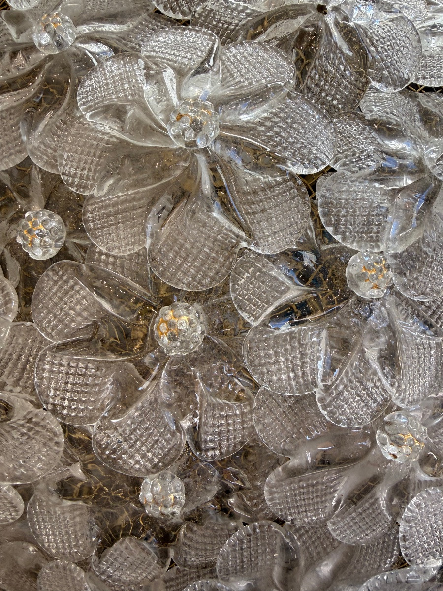 Murano Glass Ceiling Or Wall Light, Circa 1960-photo-3