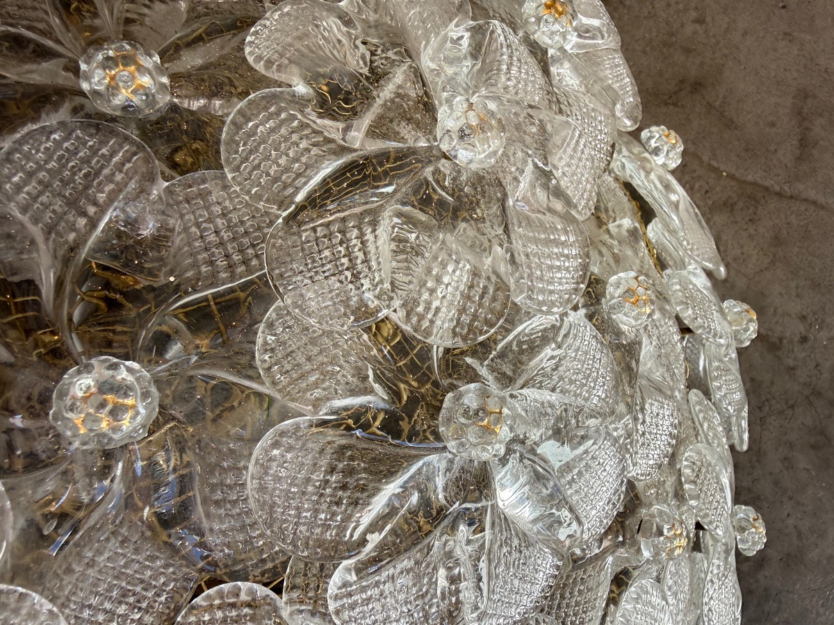 Murano Glass Ceiling Or Wall Light, Circa 1960-photo-1