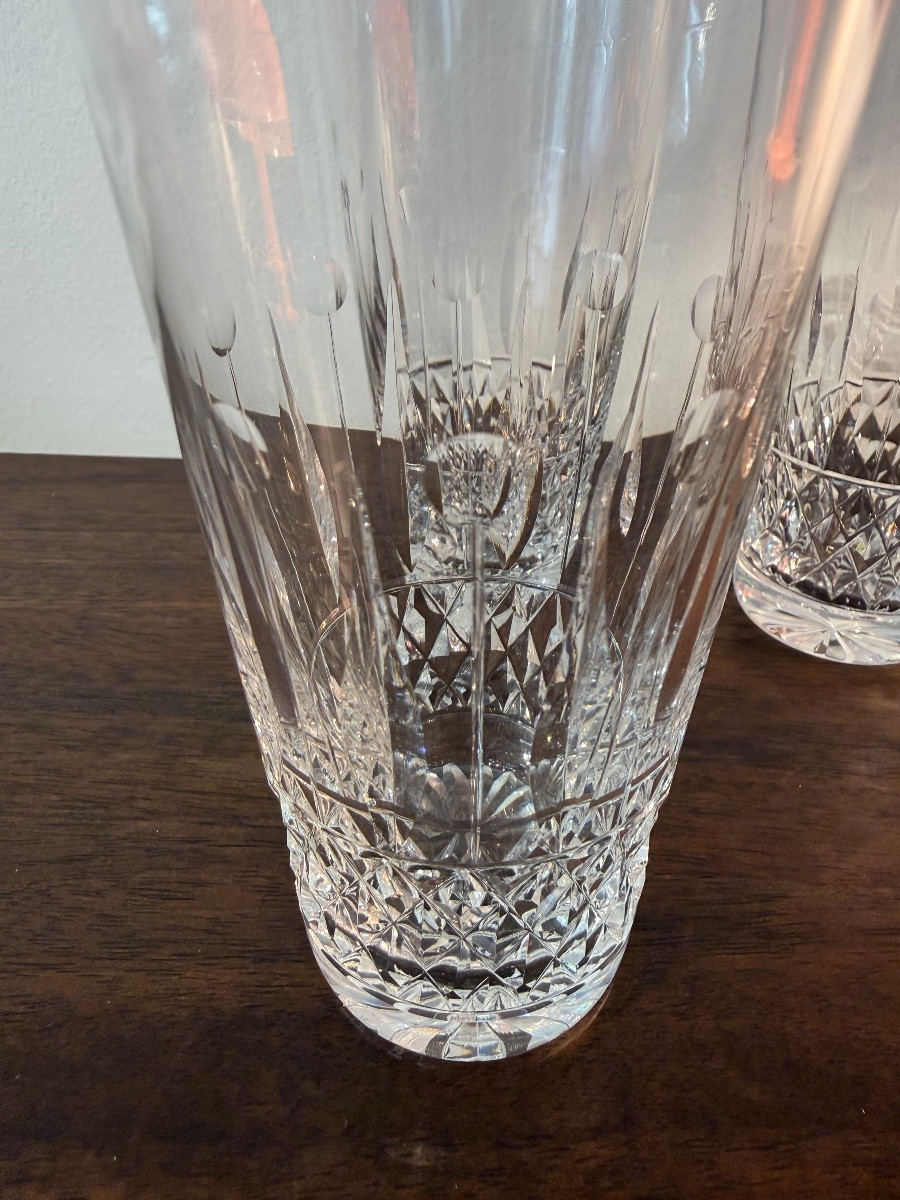 Set Of 4 Tumblers, St. Louis Tommy Pattern, 20th Century -photo-3