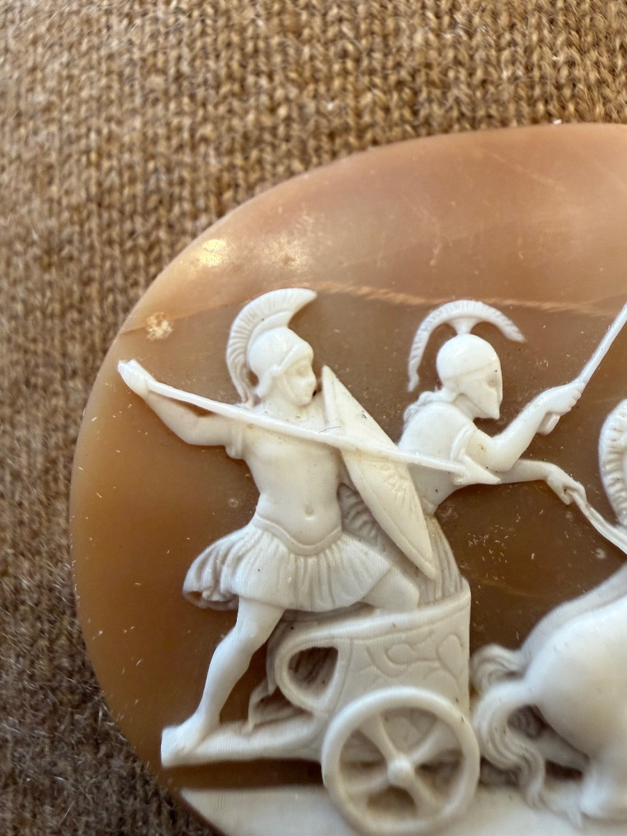 Grand camee,neo classique, fin XIX début XX ème siècle -photo-2