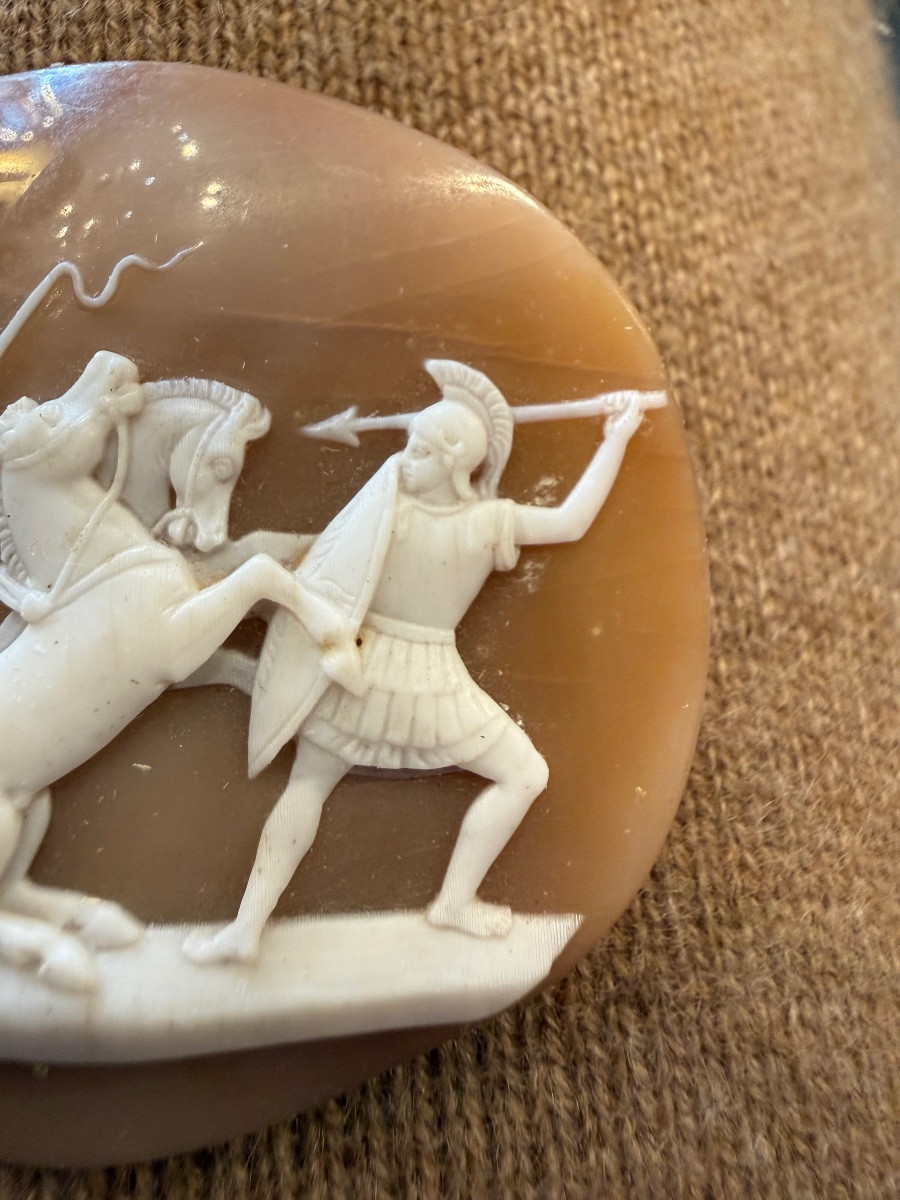 Grand camee,neo classique, fin XIX début XX ème siècle -photo-3