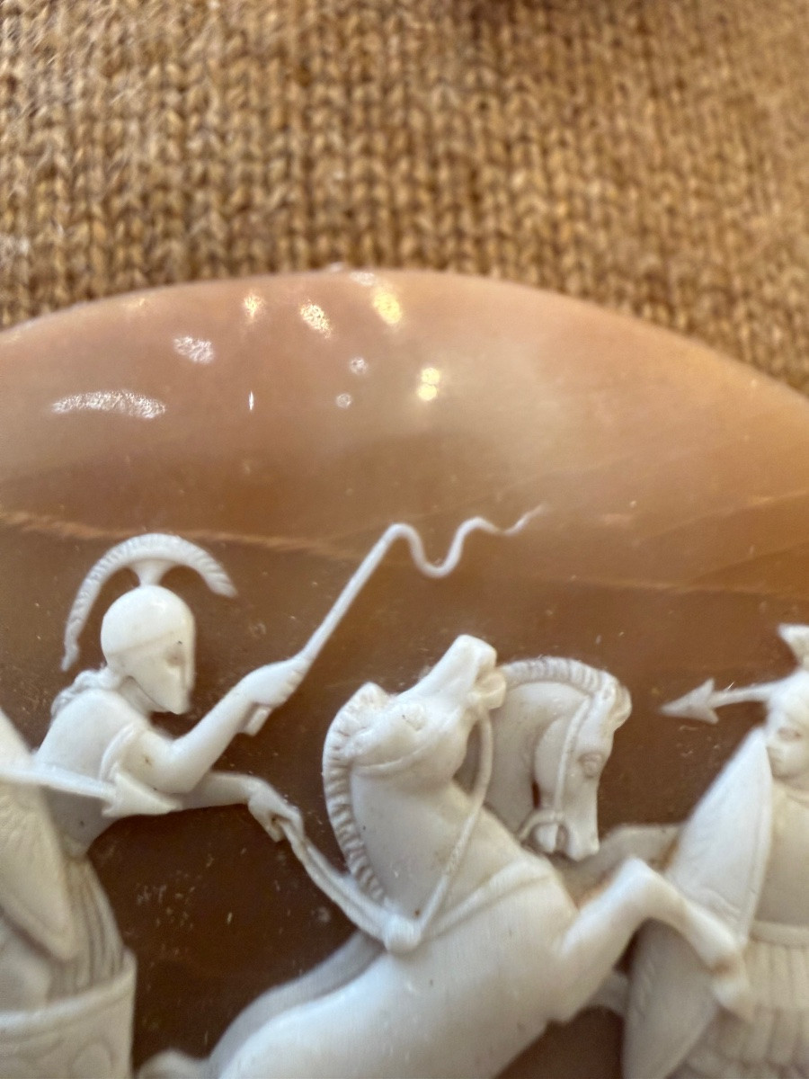 Grand camee,neo classique, fin XIX début XX ème siècle -photo-4