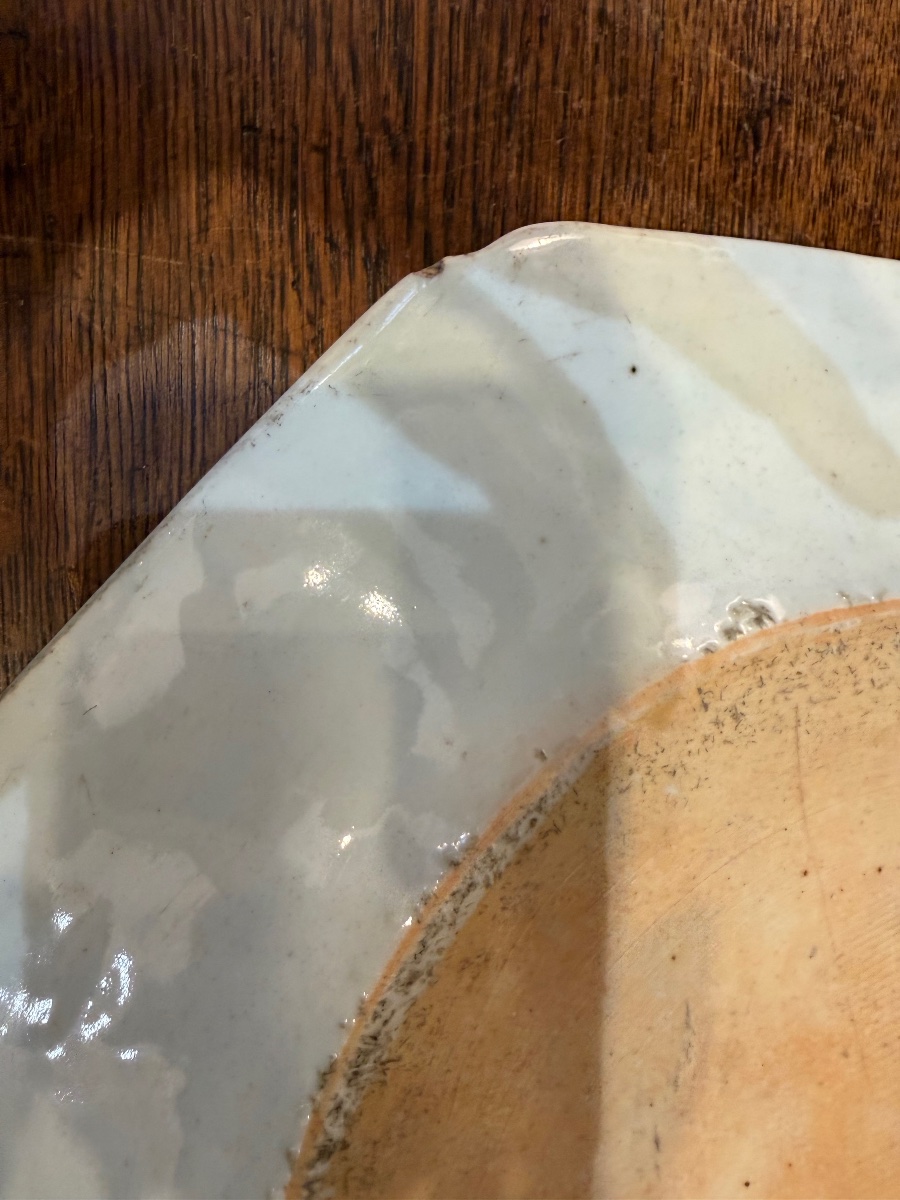 Large Dish, 18th Century English Earthenware-photo-1