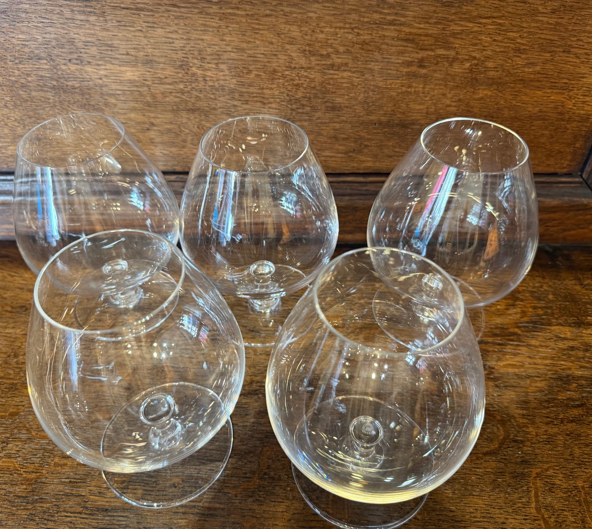 Set Of 5 St. Louis Cognac Glasses, 20th Century -photo-3