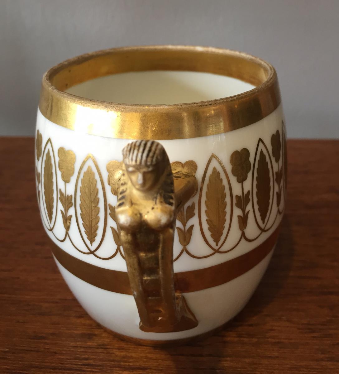 Porcelain Cup, Dagoty, Nineteenth Century.-photo-4