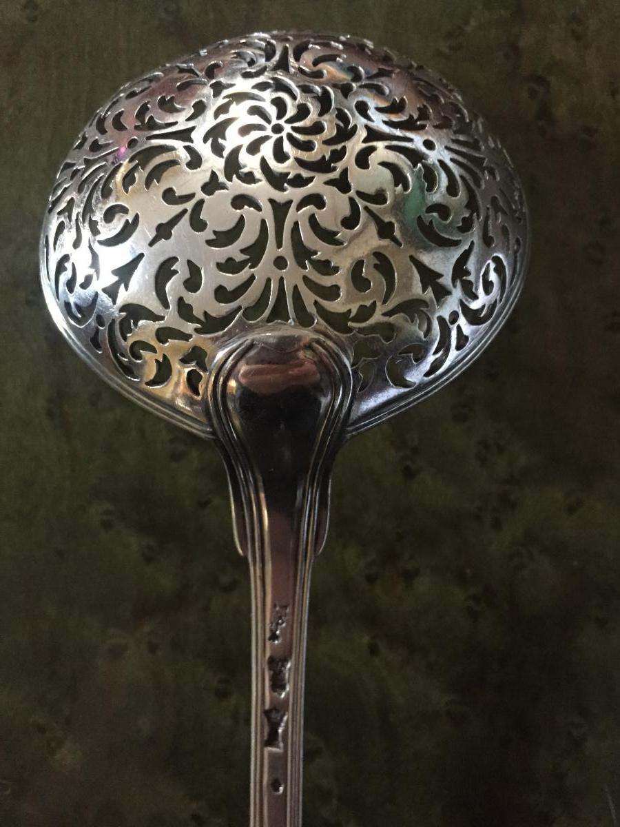 Sugar Shaker, Sugar Spoon, Silver, XVIII Century-photo-3