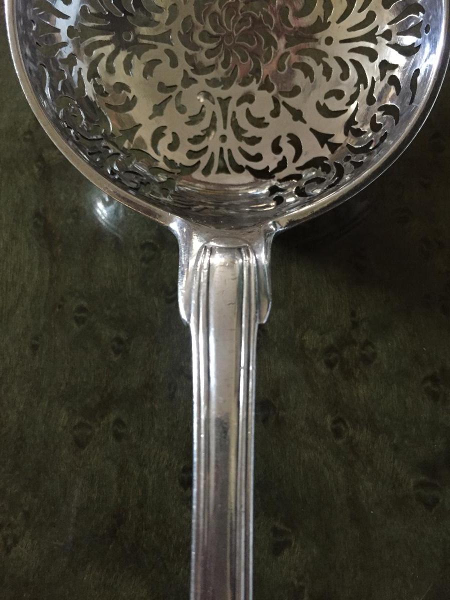 Sugar Shaker, Sugar Spoon, Silver, XVIII Century-photo-4