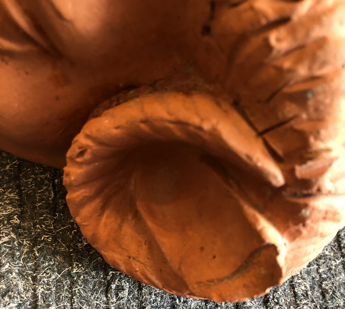 Aries Head, Terracotta, 20th Century-photo-6