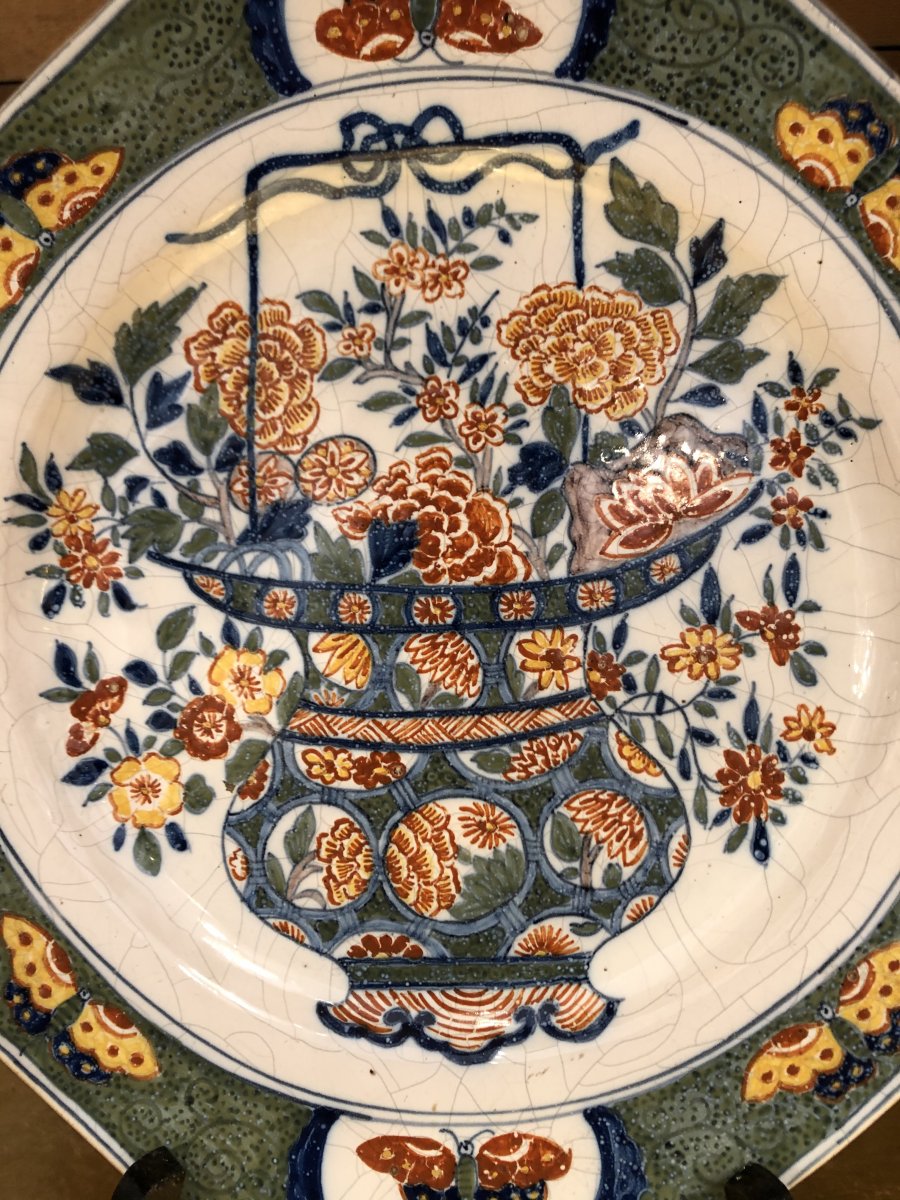 Earthenware Plate, Delft, XIXth Century-photo-3