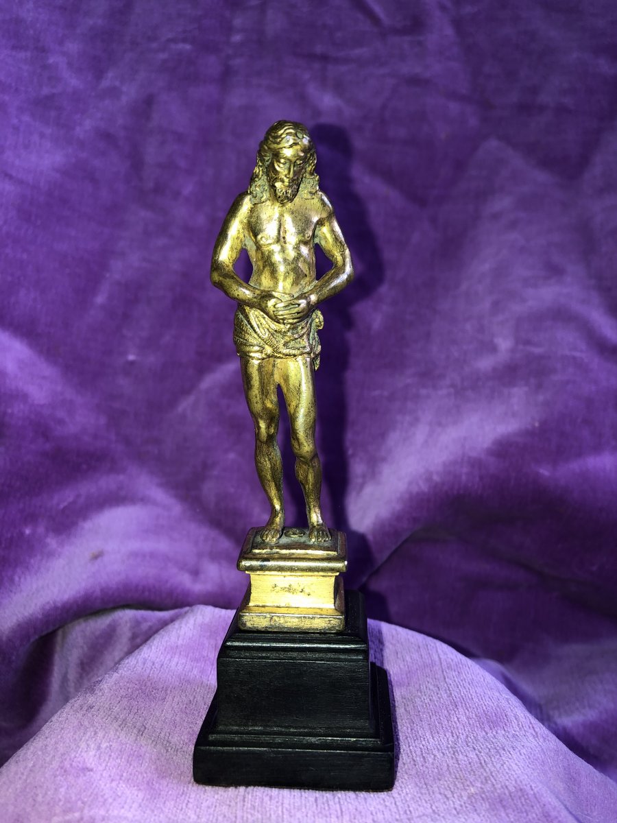 Christ bronze doré ,XVII ème Siècle -photo-7