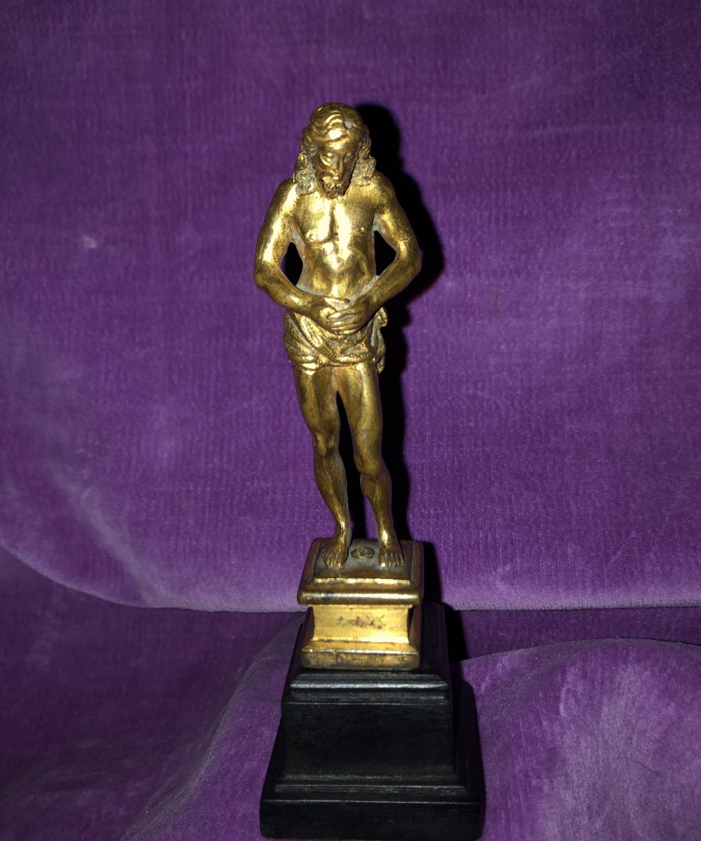Christ bronze doré ,XVII ème Siècle 