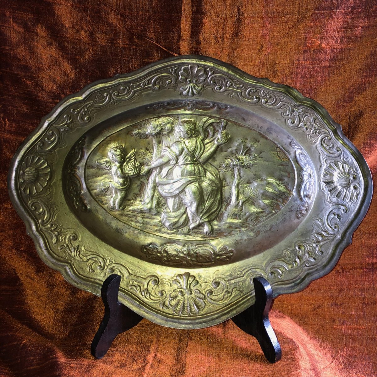 Metal Dish, Louis XIV, XVII Century-photo-7