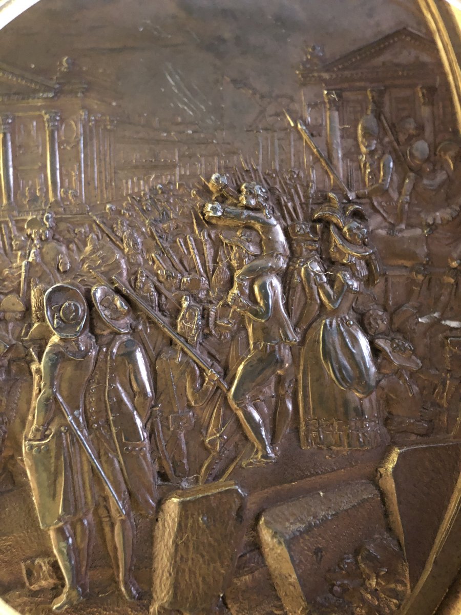 Medal, Arrival Of The King In Paris 1789, Andrieu.-photo-4