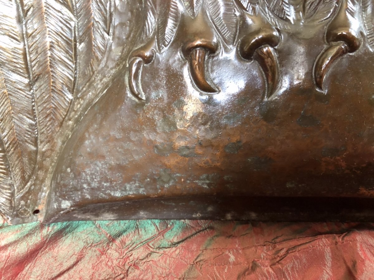Ornamentation In Copper, Eagle, XVII Th Century-photo-4