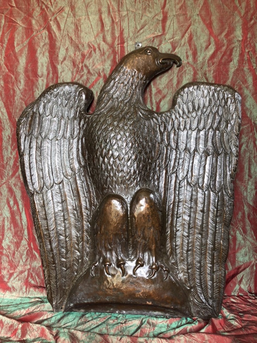 Ornamentation In Copper, Eagle, XVII Th Century-photo-7