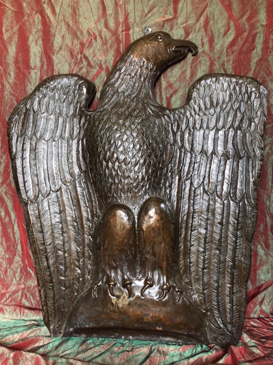 Ornamentation In Copper, Eagle, XVII Th Century