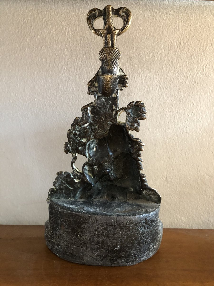 Cale Porte ,Bronze,XIXème  Siècle -photo-2
