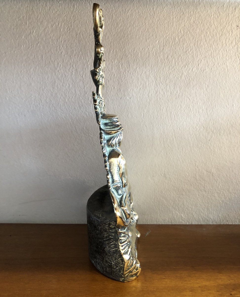 Cale Porte ,Bronze,XIXème  Siècle -photo-3
