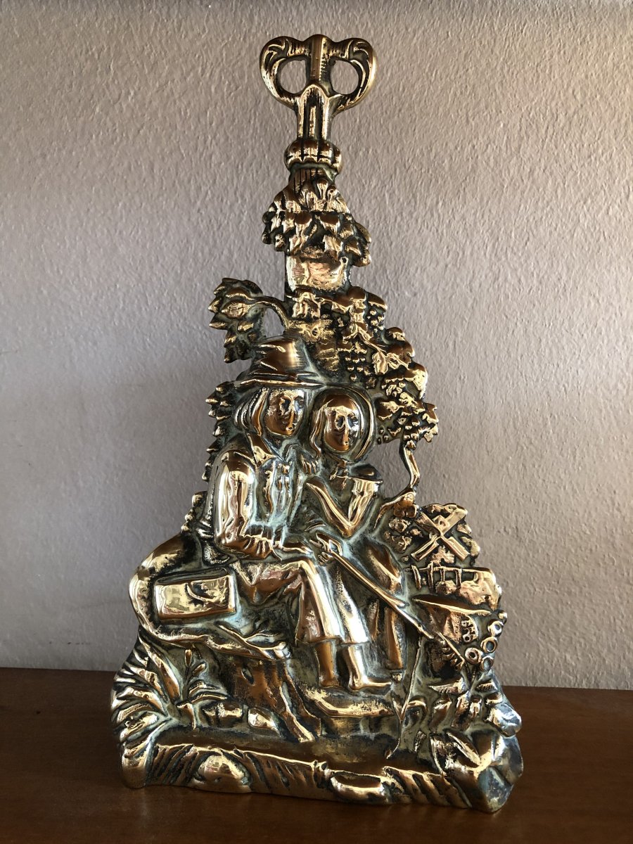 Cale Porte ,Bronze,XIXème  Siècle 