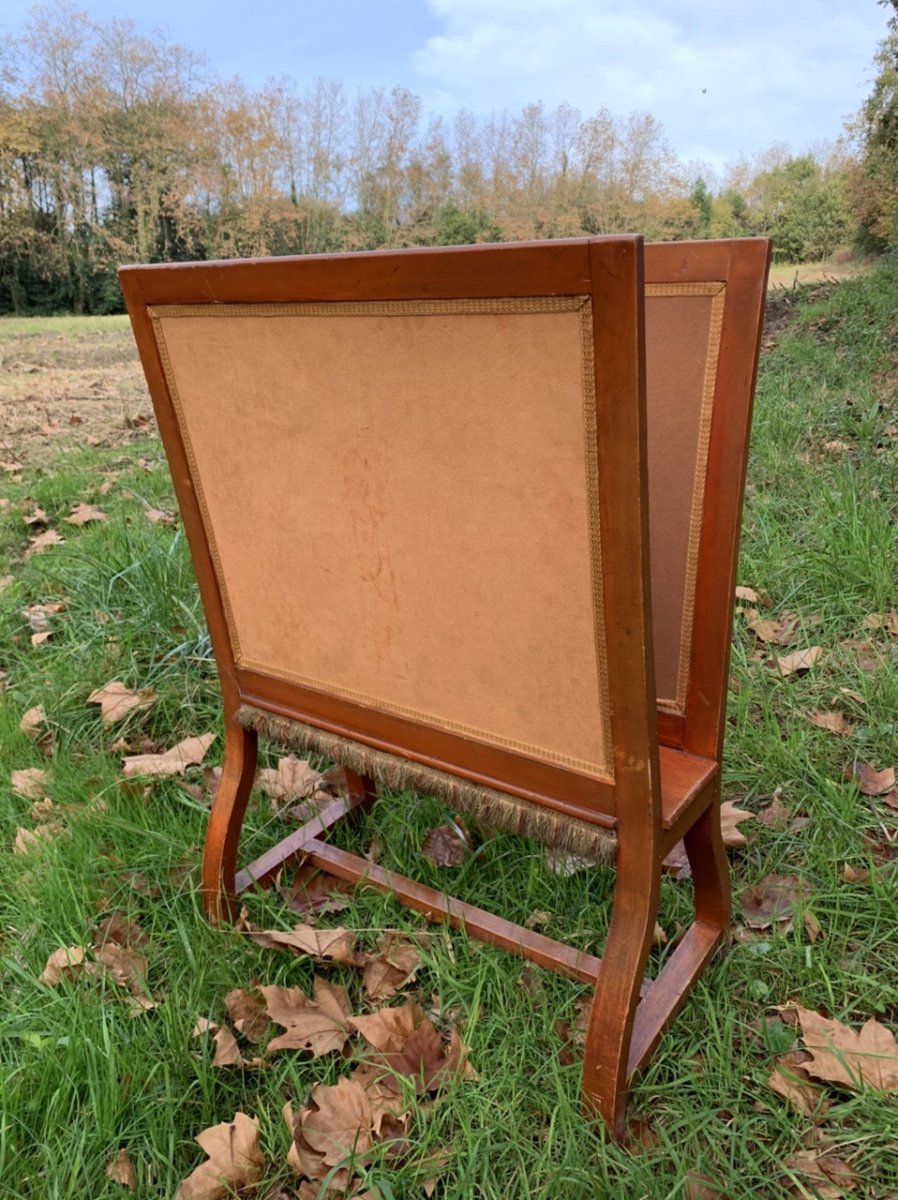 Porte cartons à dessins en bois et cuir de Cordoue,XIXème siècle -photo-4