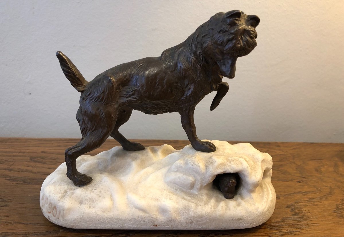 Bronze Animalier,chien,Arson,XIXème  Siècle 