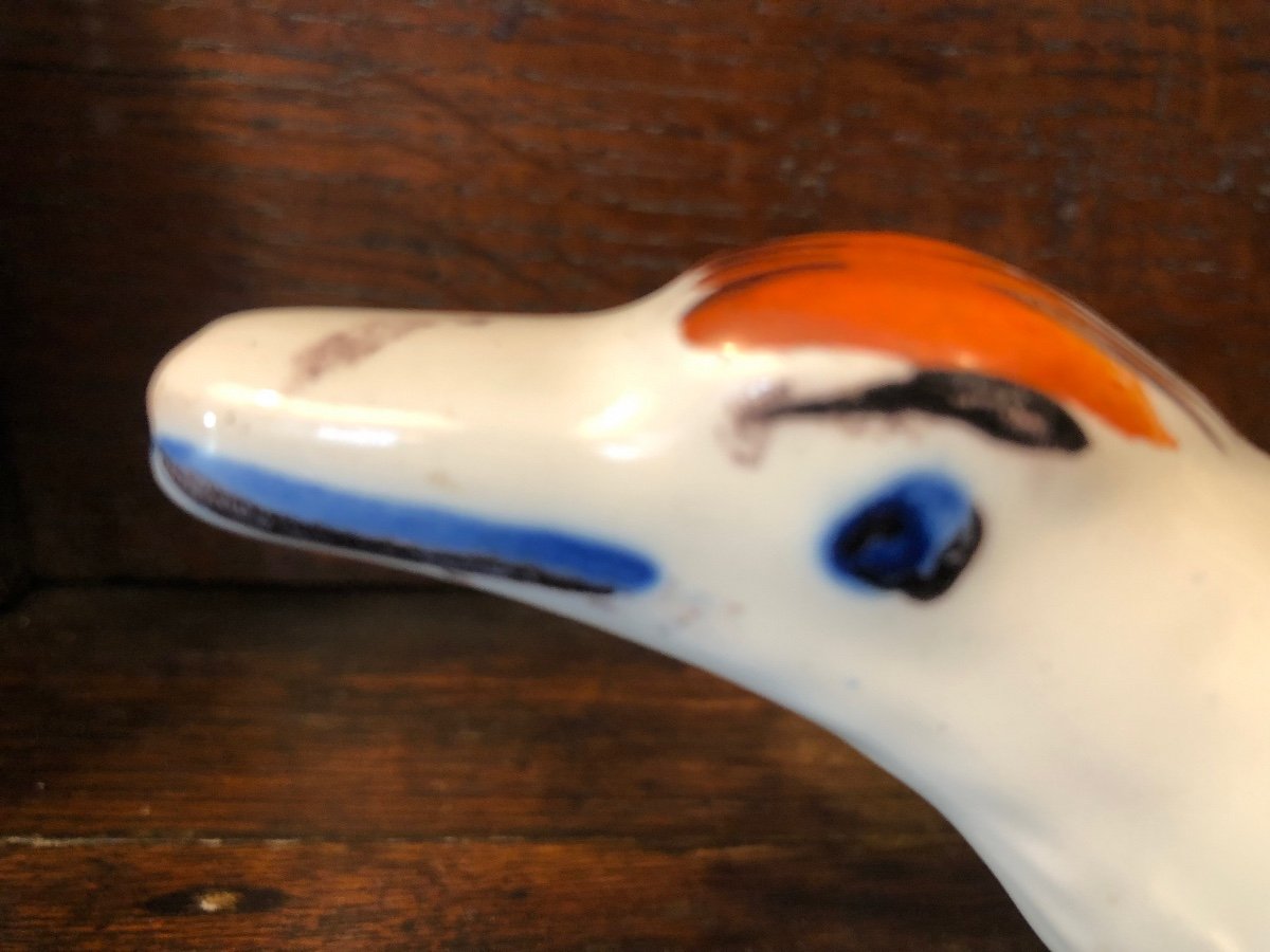 Canard De Malade, Earthenware From The South West, Late 18th Century, Early 19th Century-photo-3